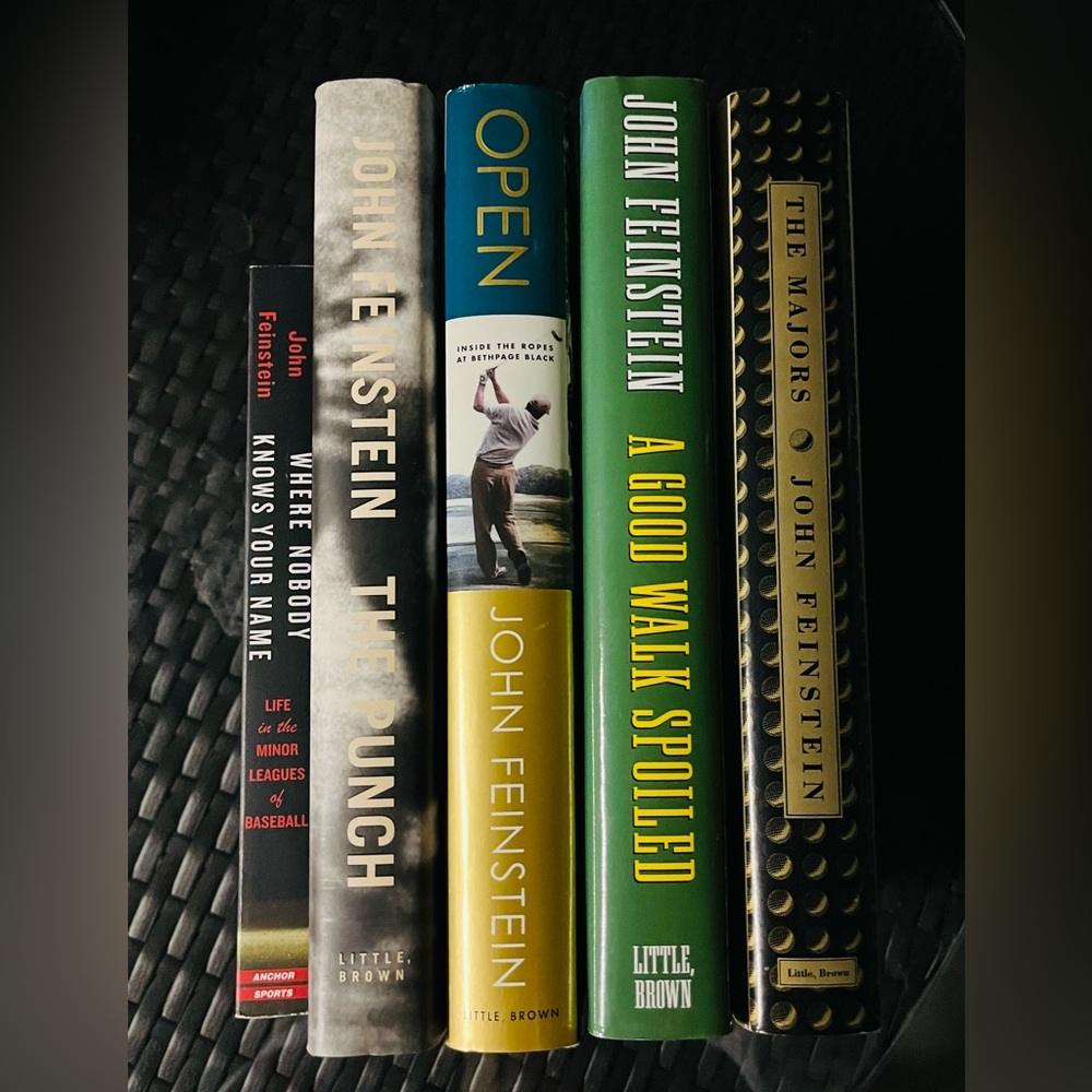5 John Feinstein Golf Books